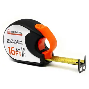 original measuring tape,Tape Measure 16ft/5m Self-Locking, Retractable Tape Measure with Fractions, Imperial/Metric Scale, Magnetic Hooks, Rubber + Stainless Steel Case for Home, Construction & DIY