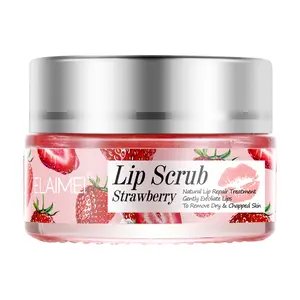 ELAIMEI Strawberry Lip Scrub – Gentle Exfoliation & Nourishing Care