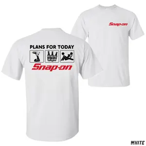 Plans For Today Snap-on T-Shirt – Wrench and Tools Graphic, Perfect Gift for Mechanics and Car Enthusiasts, Men's Cotton Tee