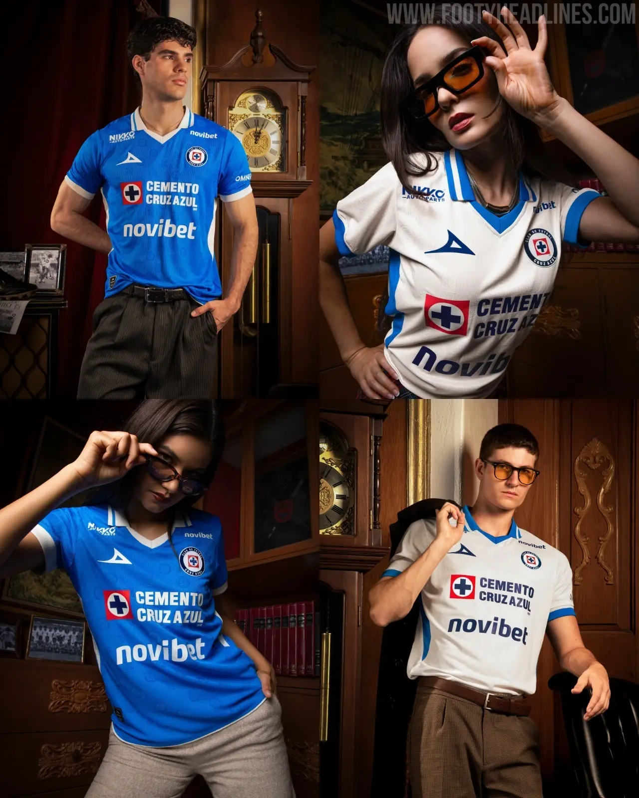 Cruz Azul Full Logo Soccer Jersey 2026–2027 – Blue White Football Fan Shirt, Unisex Game Day Sports Top