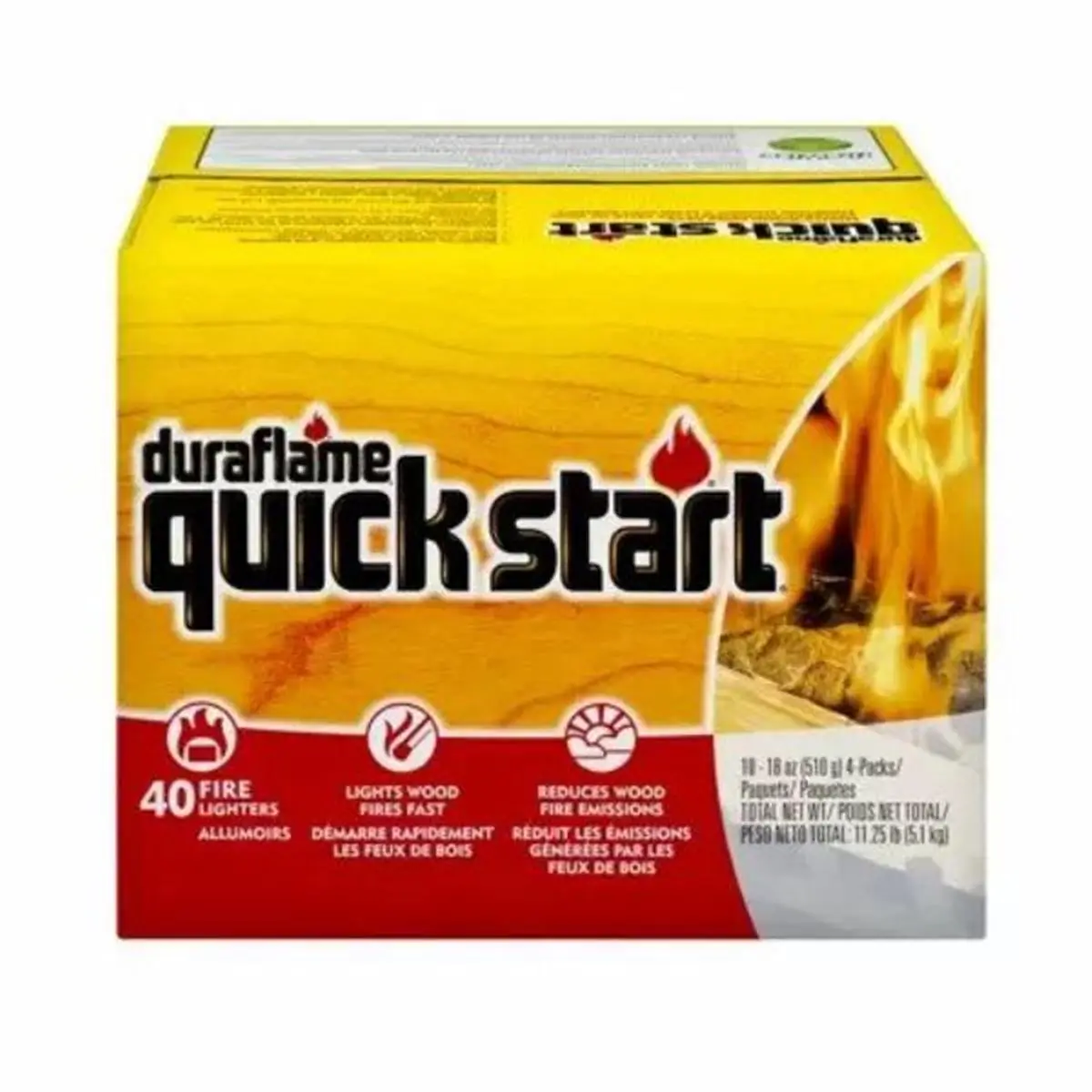 Duraflame Cowboy 206547 Wood Kitchen Fire Starter Quick Lighter Utensil - 1 Pack with 1 Case of 175 Units, Utensils