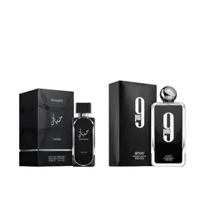 Lattafa & Afnan Perfumes | Hayaati Black + 9 PM Bundle | 3.4 oz Per Bottle | Unisex | Fruity - Cinnamon | Vanilla - Amber