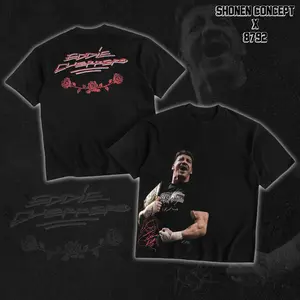 Eddie Guerrero Latino Heat WWE Champion Heavy Cotton Shirt Wrestlemania XX Tshirt Lucha Wrestling Libre Hoodie Fan Apparel Menswear Direct-to-garment Breathable Printing, Soft, Casual, Vintage, Streetwear, Graphic Tee, Unisex