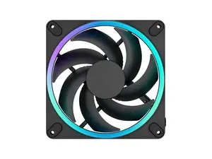 Fractal Design Momentum 14 RGB PWM Black 140 mm ARGB LED FDB (Fluid Dynamic Bearing) PC Case Fan