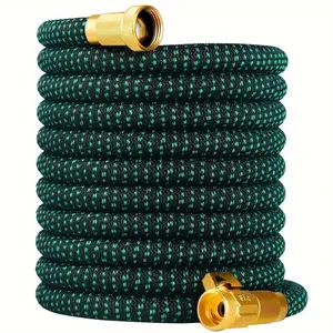 Expandable Magic Garden Hose, Heavy-Duty High-Pressure Kink-Free Water Hose (17–100 ft) for Car Washing and Garden Watering