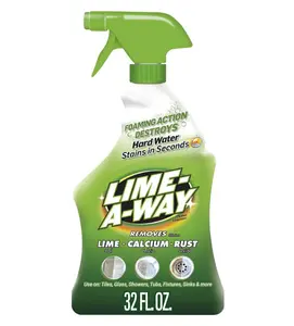 Lime-A-Way Bathroom Cleaner, 32 fl oz Bottle, Removes Lime Calcium Rust