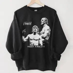 Paddy Pimblett UFC Sweatshirt – Retro Bootleg Boxing Graphic Crewneck, Vintage 90s Style Fan Apparel for Fight Night & MMA Enthusiasts