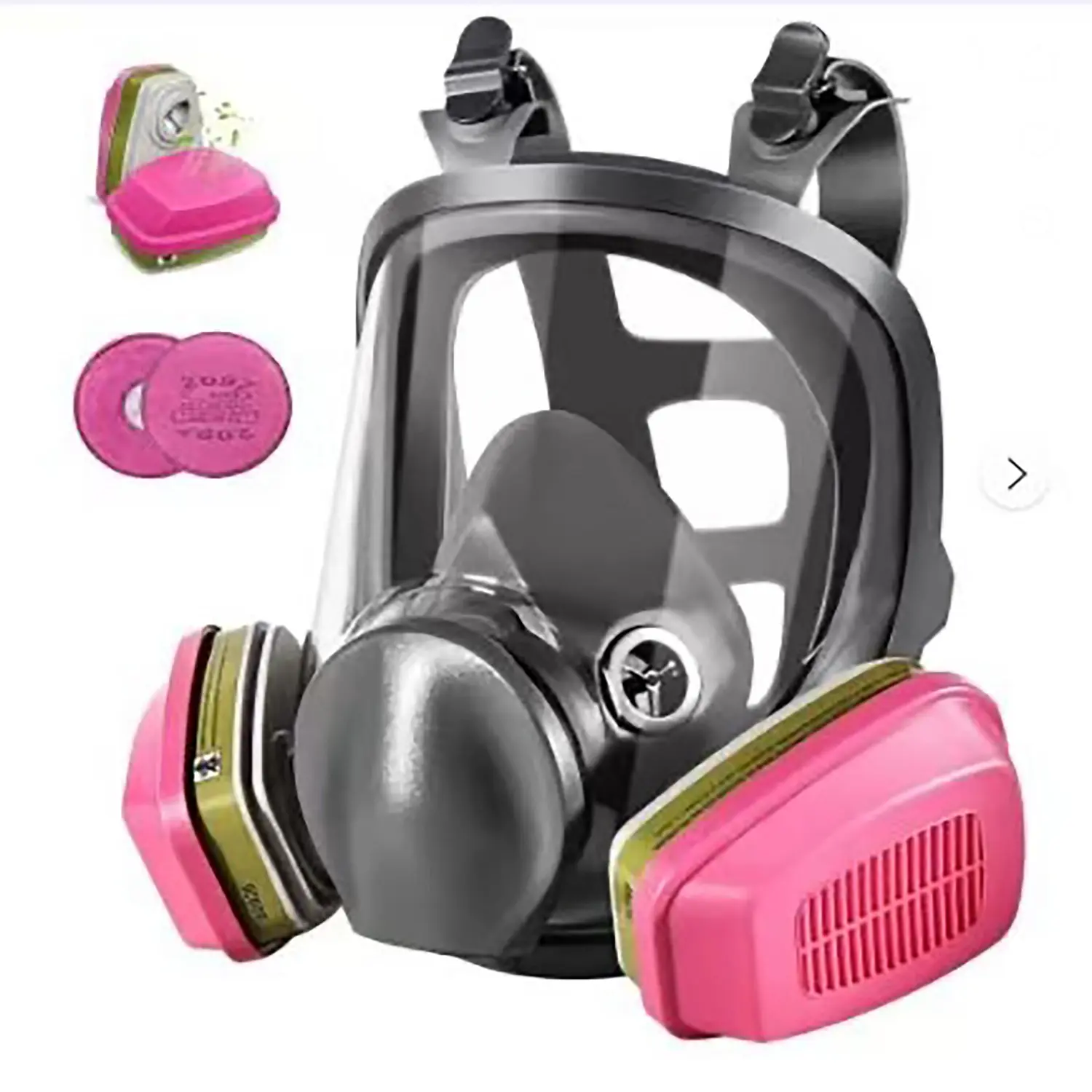Full Face Respirator Mask with Filters Full Face Gas Mask Paint Mask For Sanding Paint Spraying Welding