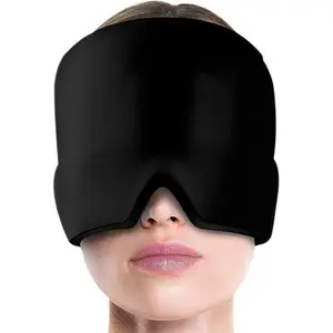 Reusable Cold Compress Eye Mask, Adjustable Elasticity Eye Cover, Reusable Eye Care Mask for Women & Men Daily Use, Sleep Mask