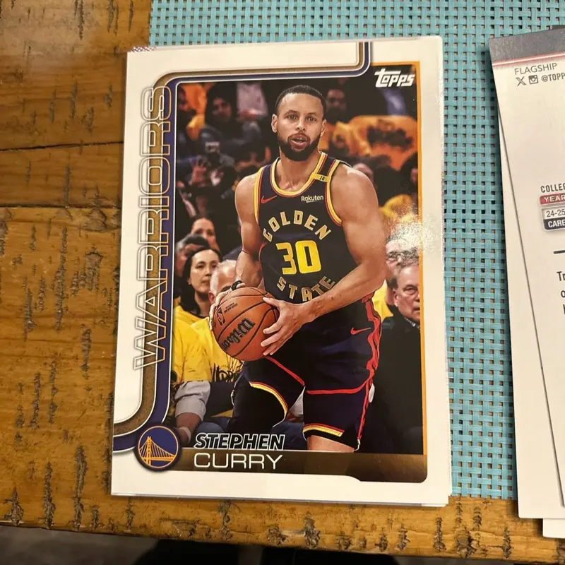 2025-26 Topps Basketball Stephen Curry Oversized Card #OTC-9 5.5"x8" Mint