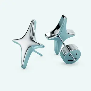 Puffy Stud Earrings - Big Sparkle