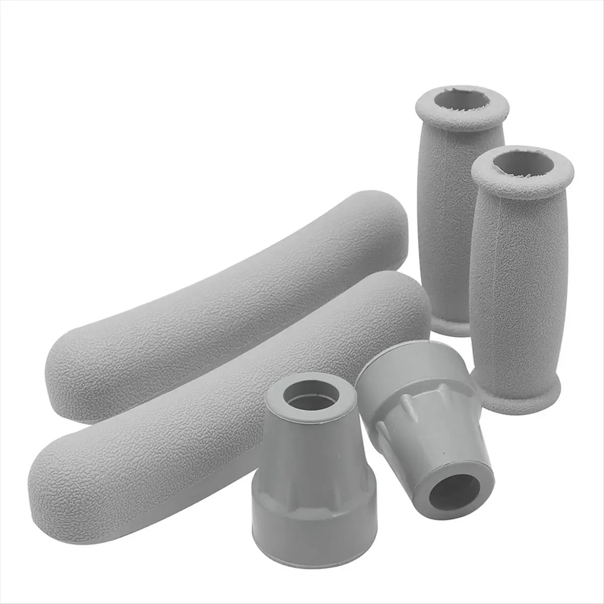 Replacement Crutch Pads 6 Pieces Crutch Replacement Kit with Armpits Hand Grips Covers Crutch Hand Grip and Crutch Tips