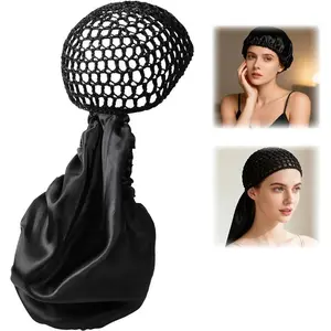 Humwam Double the Style for Mom – Satin & Net Hair Duo, Perfect Gift for Mother’s Day Glow!