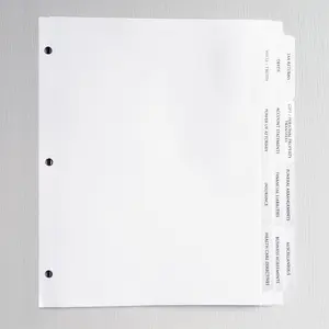 Estate Planning Index TAB DIVIDERS  Sets of 12. Pre-Printed with Helpful Categories to Keep Your Important Papers Organized. (1)