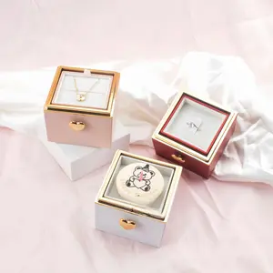 Magical Candle-to-Gift Surprise Box: Anniversary Proposal Jewelry Pop-Up for Birthdays