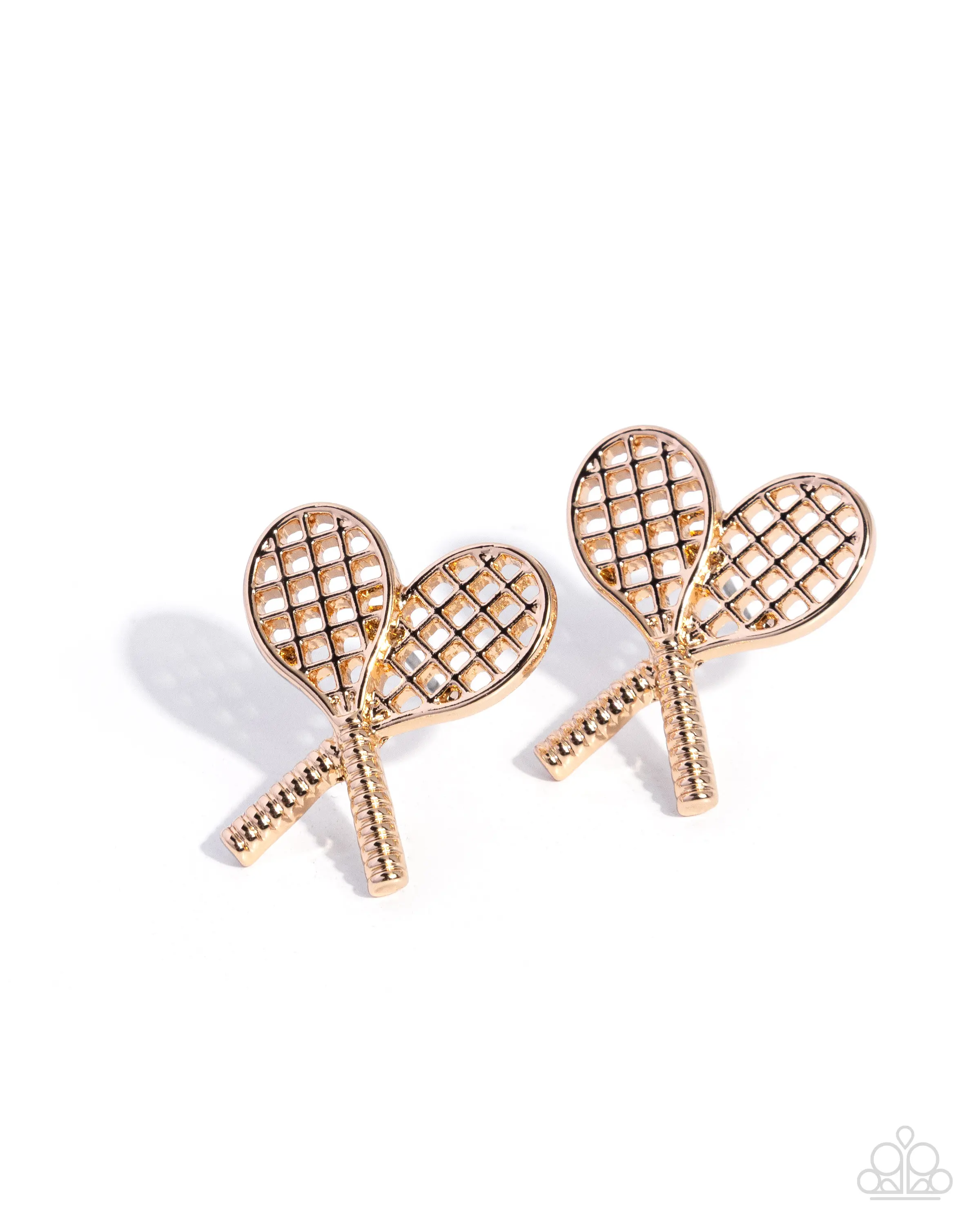 Tennis Team - Gold Earrings