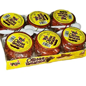 Don Pepe Ollitas Tamarica Tamarind Soft Flavor Candy - 6 Pack - Perfect for Snacking