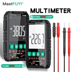 Fy106b Digital Multimeter Tester, Full Automatic High Precision, Overvoltage Protection 600v, Capacitor and Diode Testing, Reliable Measurement Tool