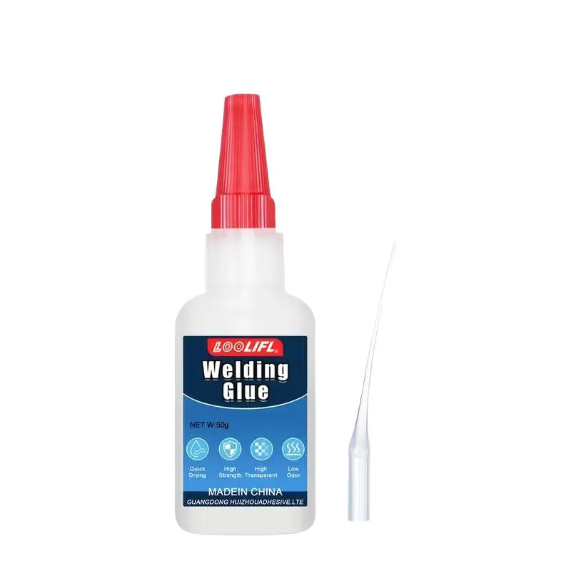 Super Strong Adhesive Glue, Transparent Liquid, 50g (1 Piece), Universal Multi-Purpose Glue, Fast Drying, Ideal for Projects & Repairs