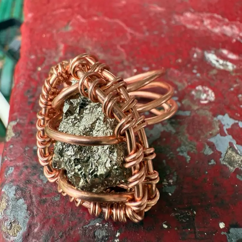Juma Copper King Chunky Gemstone Ring