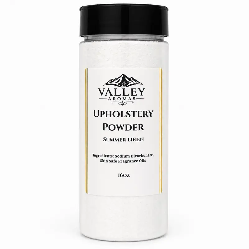Valley Aromas Upholstery Powder 16 oz - Versatile Upholstery Powder for Various Applications, Long-Lasting Fragrance