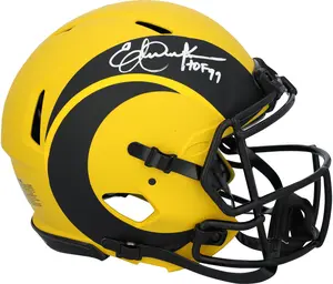 Eric Dickerson Los Angeles Rams Autographed Riddell Rave Speed Authentic Helmet with "HOF 99" Inscription - Fanatics Authentic Certified