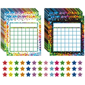 80 Pack Incentive Reward Chart for Classroom & Home Behavior for Students with 2400 Star Stickers