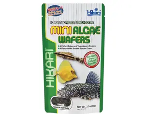 Hikari Tropical Mini Algae Wafers Fish Food, 3.0 oz (85g)