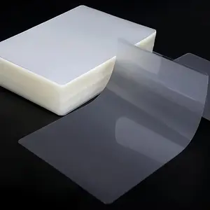 Transparent Thermal Laminating Pouches, 100pcs No Battery Required Laminating Sheets, Office Presentation Supplies for Home School Office, Laminator Set