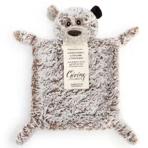 Giving Bear Blankie
