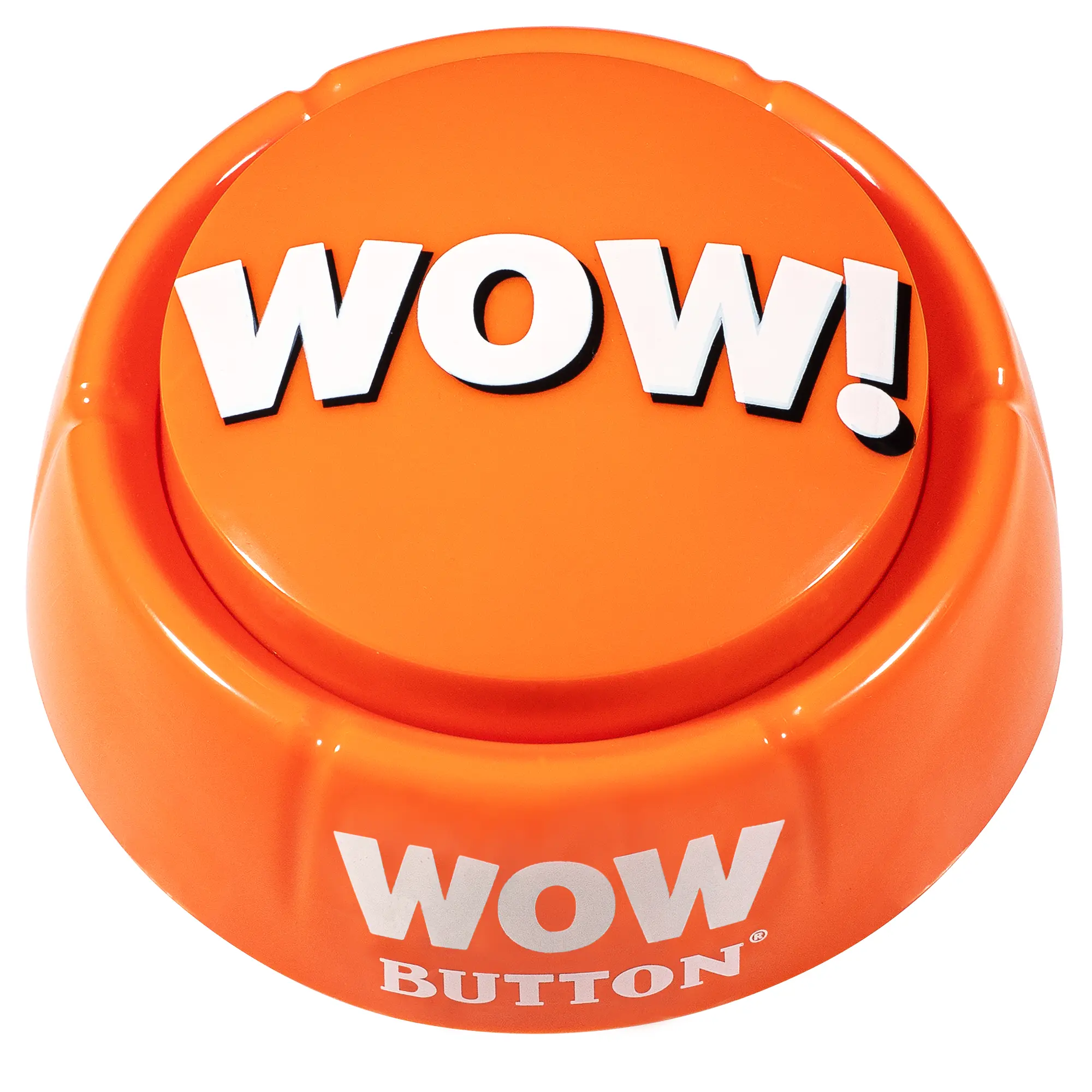 WOW Button – Pressing This Button is a Blast! Brighten up Your Desk Space! Stress Relief Toy