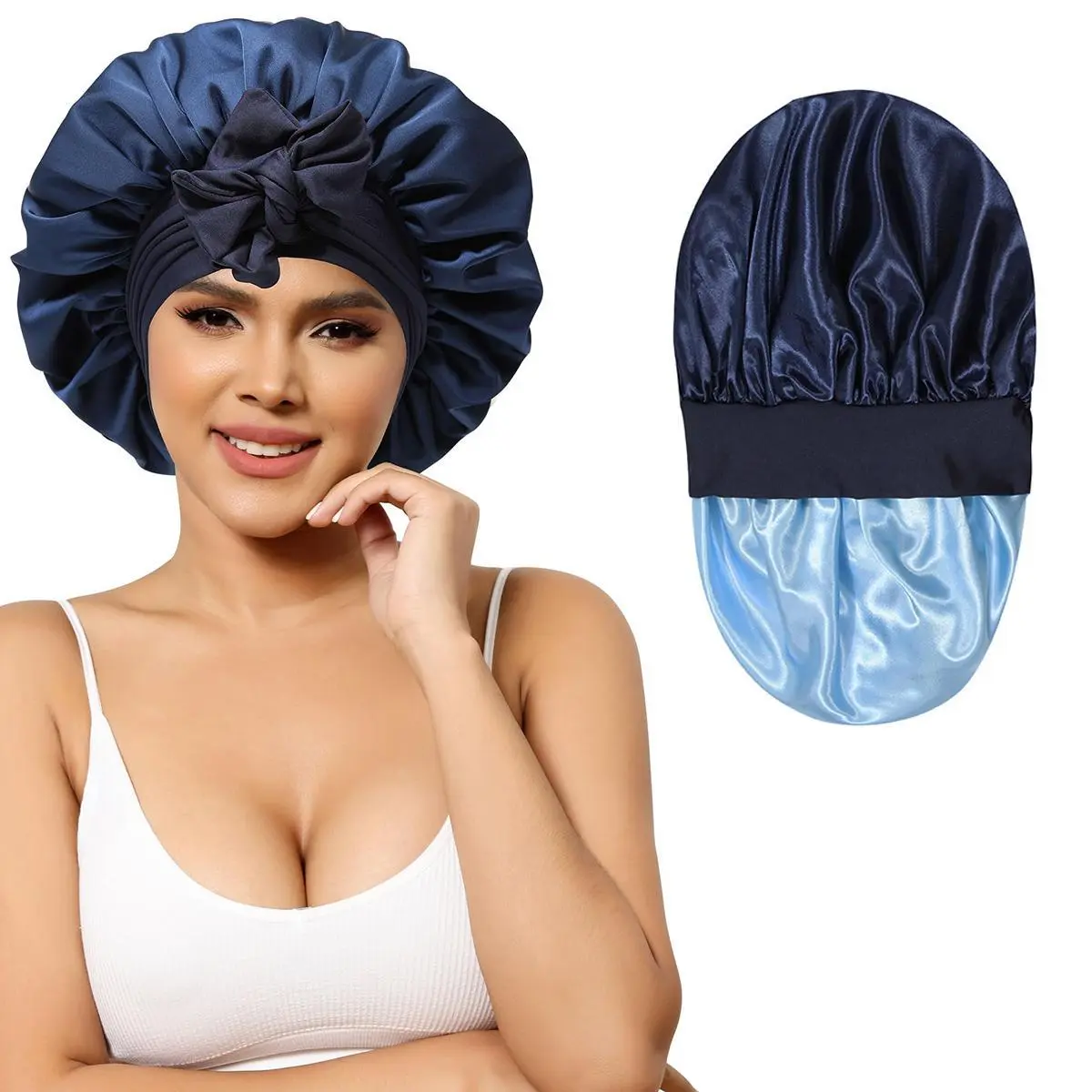 Navy blue+light blue