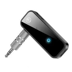 2 in 1 Wireless Bluetooth-compatible 5.0 Receiver Transmitter, 3.5mm Jack Wireless Adapter, Audio AUX Adapter for Car Audio Music Aux Handsfree Headset
