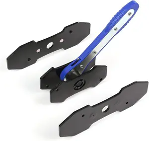 Brake Caliper Press Tool Car Piston Spreader Pad 360 Degree Swing Ratchet Hand Wrench Expander for Single Twin Quad Piston Disc Brake,Effort-Saving Automotive Brake Repair Tool for Car Maintenance Blue/Red