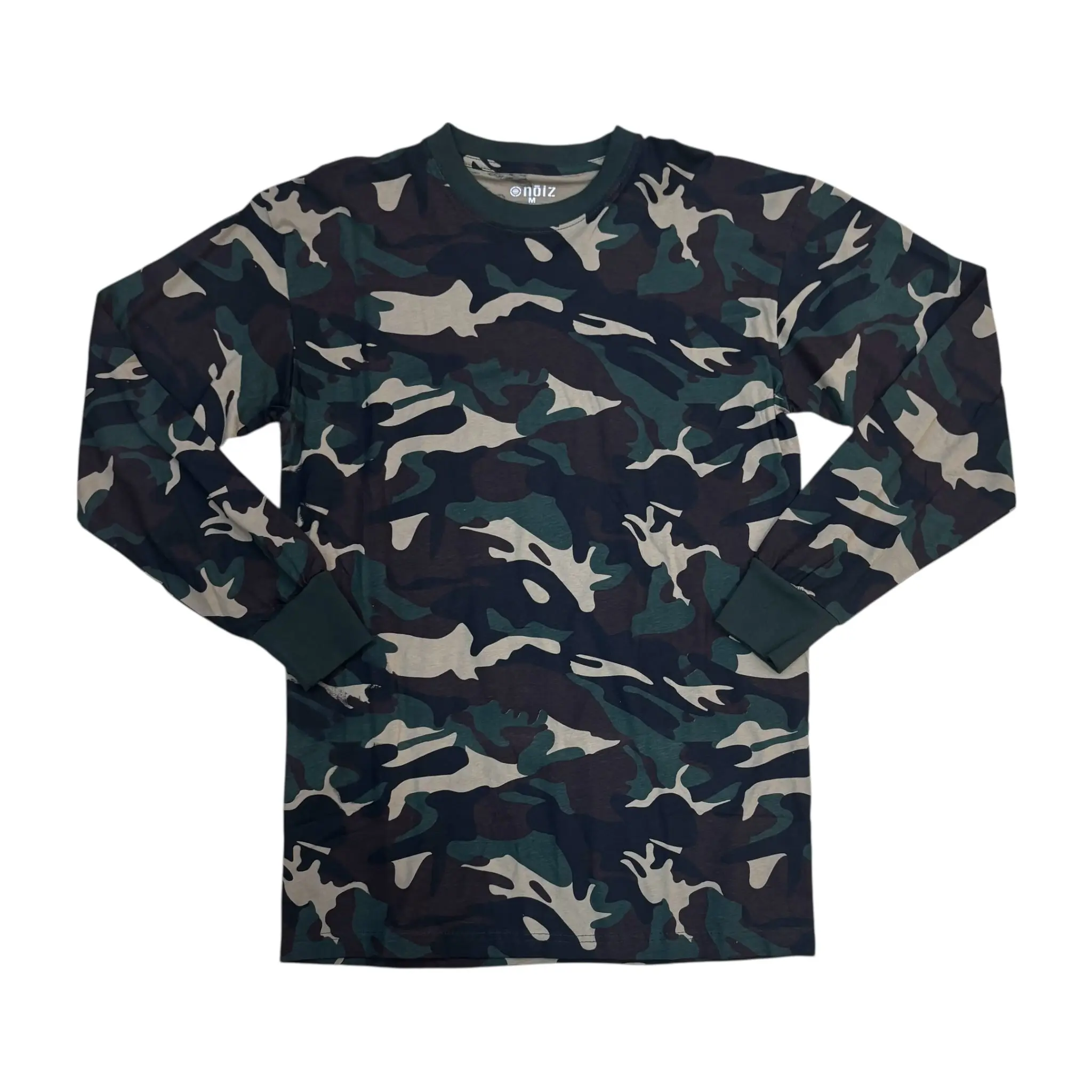 TLS001 - Long Sleeve Plain Solid Regular-Fit T-Shirt.