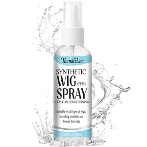 Synthetic Wig Leave-in Conditioner Spray, Haircare, Cleans & Extends Wig Lifespan, pH 6, with Coconut Oil, Easy to Comb, Soft & Refreshing | 3.38FL.OZ