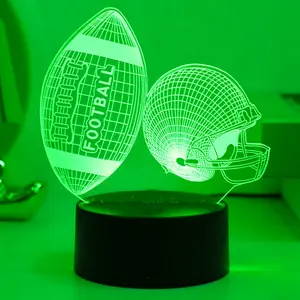 1pc Colorful Gradient Plug-In Touching Eagle 3D Night Light, Bedroom and Desktop Decorative Atmosphere Lamp, Unique Room Decor, Home Decor Light, Atmosphere Lighting