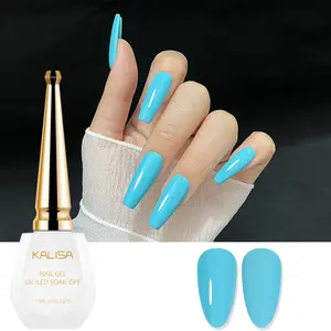 Kalisa Blue Nail Polish Gel, Summer Edition 2026, Brightening & Refreshing Formula, 15ML Nail Art Essential, Perfect for Manicures
