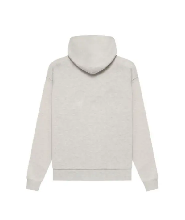 Men's Light Oatmeal Hoodie - Simple, Comfortable, Easy-Care Casual Tops Outfits Sweatshirts Menswear Long Sleeve Casual Hooded Sweatshirts Grey Hoodie