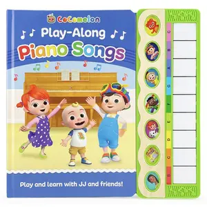 Cocomelon Play-Along Piano Songs -- Cocomelon Licensed Art, Board Book