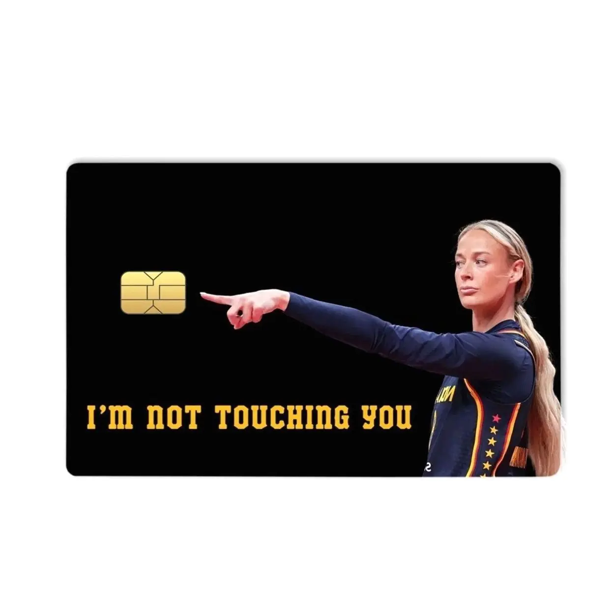 Sophie Cunningham Point God Credit Card Skin, Basketball Meme Vinyl Decal, Funny Sports Debit Card Cover
