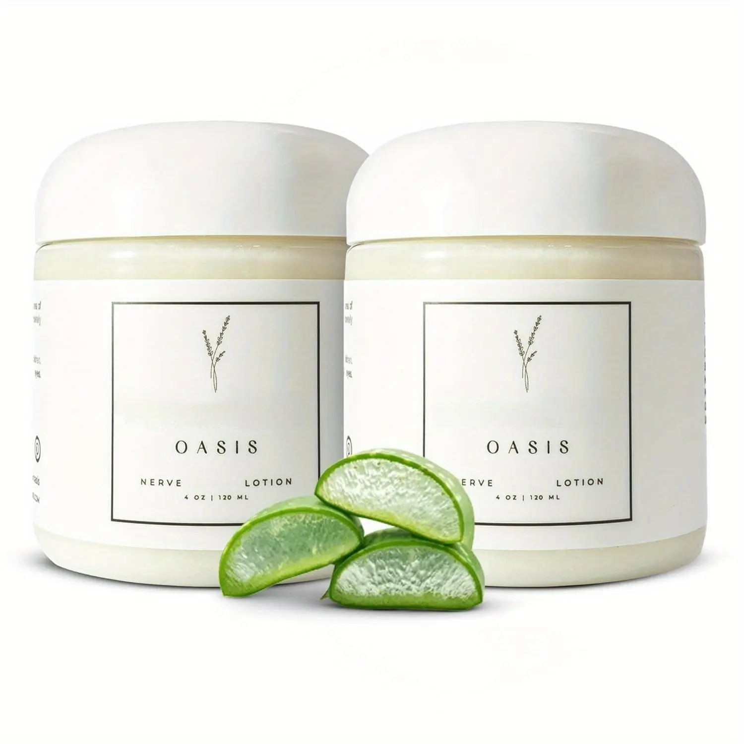 Neuropathy Nerve Lotion (4 oz/120 mL) - Fragrance-Free Hydrating Moisturizer, Magnesium Chloride Support, Pure Natural Ingredients, Lightweight Wipe-Applicable Body Care Products for Adults, No Harmful Additives, Foot & Leg Comfort