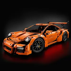 In Stock NEW 2704Pcs GT3 RS Technical Car Building Blocks Model, Collectible Vehicle Bricks Set Kids Birthday Gift