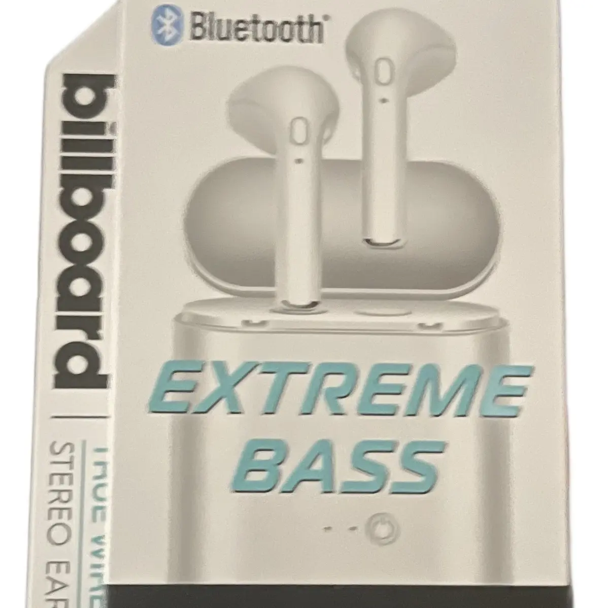 Billboard True Wireless Stereo Earbuds - Lightweight Design, High-Quality Audio, Touch Controls, Up to 5 Hours Playtime, IPX4 Water-Resistant Bluetooth Headphone Charging Protection Headset Instant