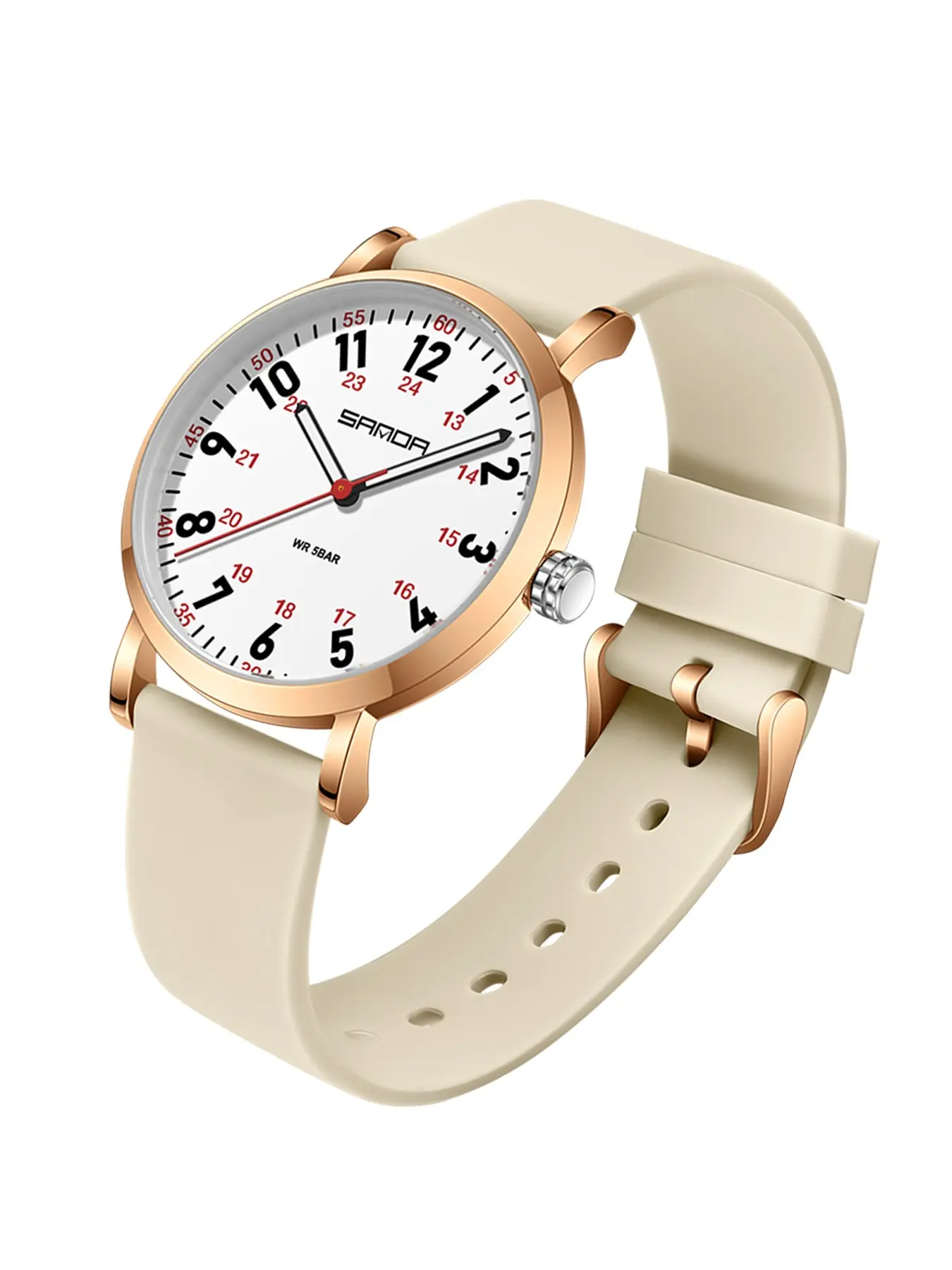 Women's Quartz Watch, Analog Quartz Watch, Analogue Quartz Watch, Silicone strap/zinc alloy case, Brand Woman Wristwatch Waterproof, Casual Watches For Ladies', Woman Watches Suitable for people over 18 years old Son Daughter Holiday Birthday Gift