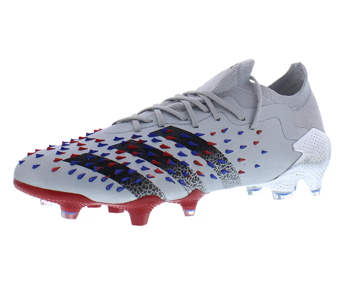Adidas Predator Freak .1 Men's Low-Cut Lace-Up Firm Ground Soccer Shoes - Low, US Size 6.5 Athletic Cleats for Outdoor Sports