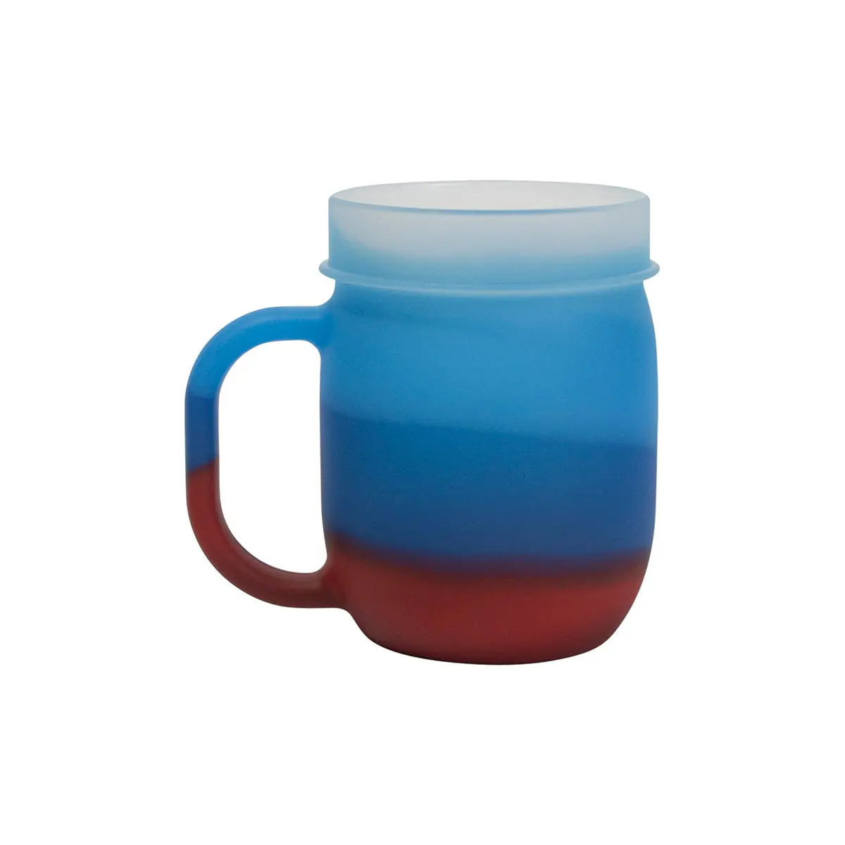 Silipint 25oz Silicone Handled Barrel – Premium LFGB-Certified, 100% Food-Grade Drinkware – Unbreakable, BPA-Free, Dishwasher Safe, Reusable Non-Toxic Cup -Gradient Colors – Nature Lovers, Artists, for Iced Beverages, Stylish Drinkware - Travel Coffee Mug