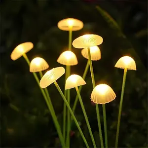 1pc Solar Mushroom Lawn Light - Outdoor LED Mushroom Lamp with Dual Modes, Solar Garden Lights, Garden Pathway, Yard, Patio, and Pond Landscape Lighting
