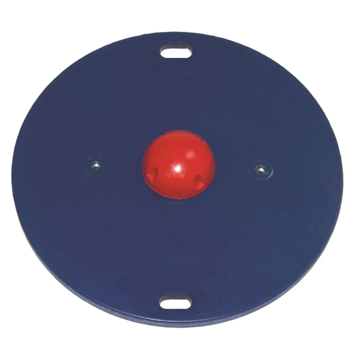 Cando 16 in. Lightweight Compact Circular Wobble & Rocker Balance Combo Board, Red - Non-Skid, Boosts Body Awareness, Improves Ankle ROM for Fitness Weight Training, Develops Joint Mobility, Circular Shape, Balance Training, Functional Training Workout
