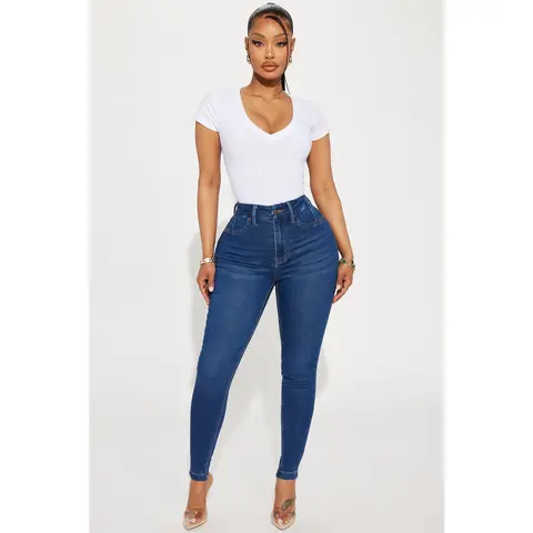 Can't Deny You Sculpting Skinny Jeans - Dark Wash